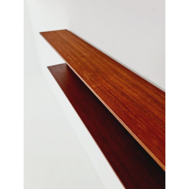 Long German Hanging Shelf by Wilheilm Renz for Walter Renz, 1960s For Sale - Image 6 of 18