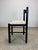 Textile Vintage Italian Modern Habitat Style Black Lacquer Dining Chairs—Set of 4 For Sale - Image 7 of 12