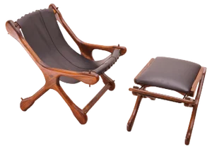 Set of Sling Chair & Ottoman by Don Shoemaker for Señal, S.A., 1960s