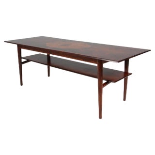 Danish Coffee Table in Rosewood, 1960s For Sale