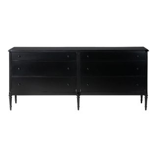 Four Hands Lendon 6 Drawer Dresser - Black For Sale