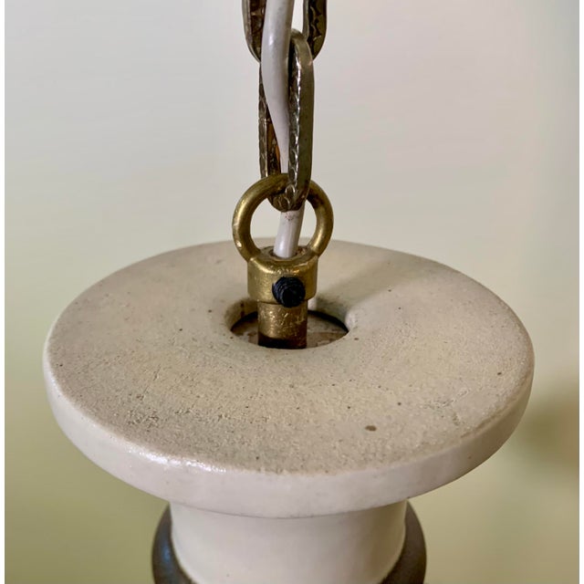 1970s Aksel Larsen Design Axella Pendant Lamp 1970s Danish For Sale - Image 4 of 17