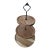 Oungy 3-Tier Acacia Wood Charcuterie Board: Rotating Tiered Pedestal & Rustic Wedding Dessert Tower / Battery-Operated Tealight Chandelier For Sale