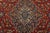 Kashan Rug 10′ X 13’5” Red Wool Vintage Traditional Hand-Knotted Carpet For Sale In Philadelphia - Image 6 of 15