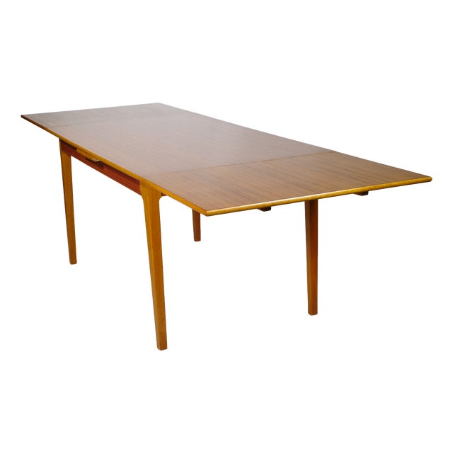 Vintage Danish Extendable Teak Dining Table, 1960s For Sale