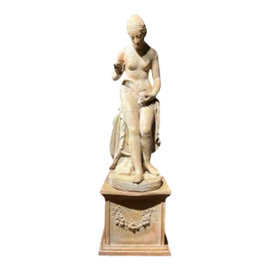 Lifesize Neoclassical Terracotta Figure of Bathing Venus
