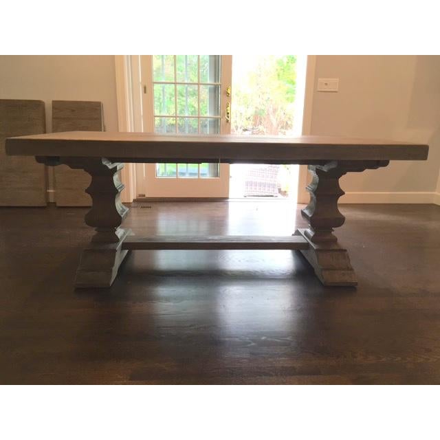 Brand New Pottery Barn Banks Extending Dining Table Chairish