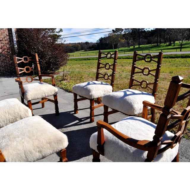 Vintage Romweber Viking Dining Chairs Set of 6 Chairish
