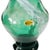 Glass Mid-Century German Green and White Hand-Blown Glass Vase, 1960s For Sale - Image 7 of 8