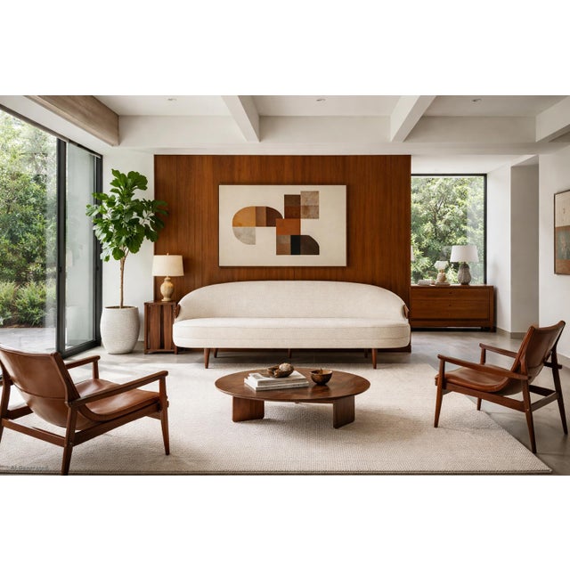 Elevate your living space with this extraordinary vintage Cloud sofa, an iconic creation by celebrated architect and...