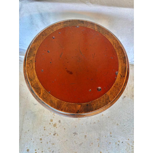 20th Century English Oak Tavern Side Table For Sale - Image 6 of 12