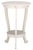 Ivory Mary Pedestal Table in Ivory For Sale - Image 8 of 8
