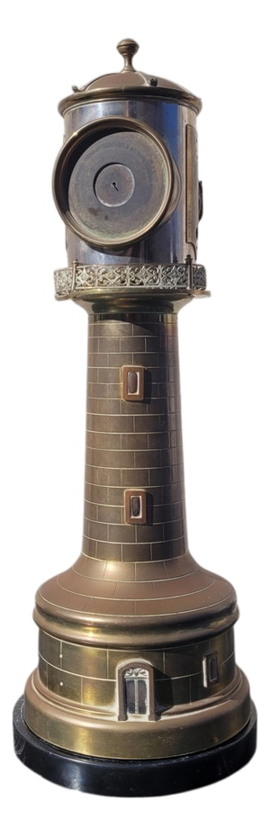 Lighthouse Clock in Bronze, Italy, Late 19th-Early 20th Century
