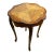 Early 20th Century Floral Inlaid Table With Carved Legs For Sale