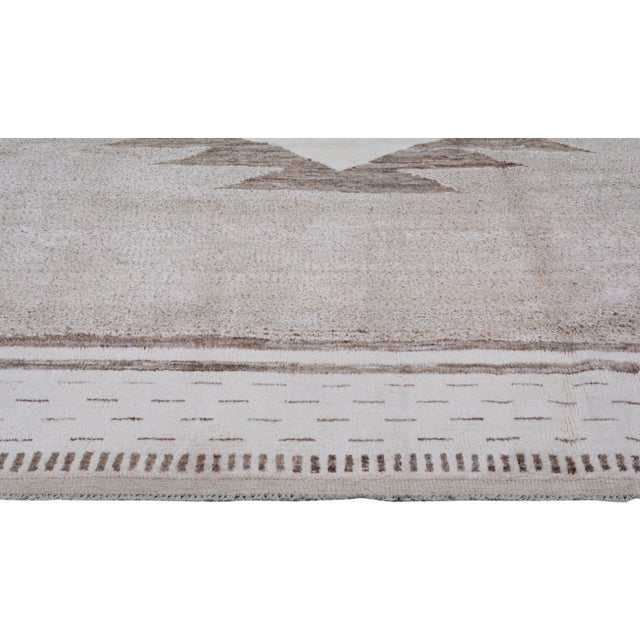 Moroccan Hand Knotted Wool Rug, 10'2"x13'5" For Sale - Image 4 of 6