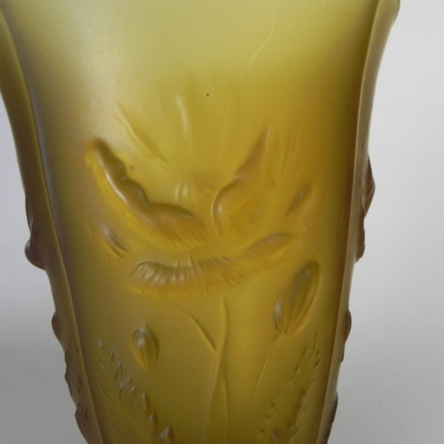Vintage Pressed Glass Inwald Vase, 1960s For Sale - Image 8 of 13