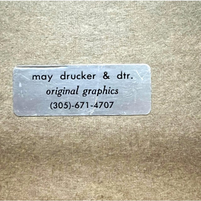 Drawing/Sketching Materials 1968 Artist’s Proof Figurative Nude Print “Stretching” Signed Shelly Fink For Sale - Image 7 of 7