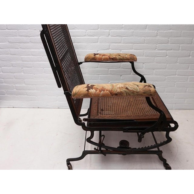 Adjustable Reclining Lounge Chaise Longue from Marks Co., New York, USA, 1890s For Sale - Image 18 of 18