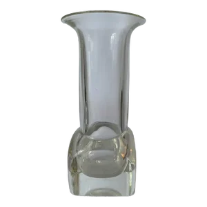 Vintage Glass Vase Attributed to Arte 80 in Murano