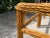 Late 20th Century Vintage Woven Rattan End Tables With Glass Tops, Pair For Sale - Image 5 of 12