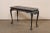 Slate Gray English Carved Wood Dark Gray Console For Sale - Image 8 of 11
