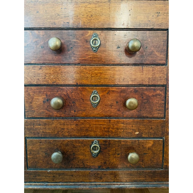 Antique George III 18th Century Oak Sideboard For Sale - Image 11 of 11