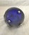 1950s Vintage Cobalt Blue Preserve Bowl with Chrome Basket For Sale - Image 5 of 6