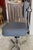 Vintage Swivel Office Chair in Grey Chrome Faux Leather in the style of Roneo, 1950s For Sale - Image 10 of 18