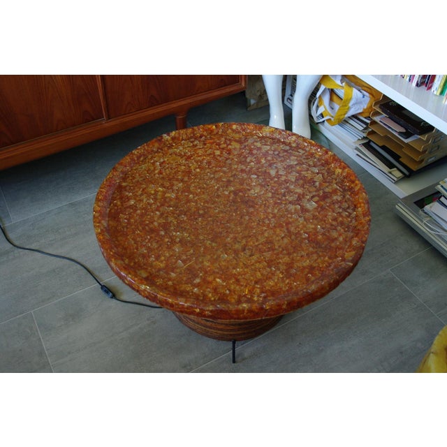 1970s French Resin Coffee Table from Accolay, 1970 For Sale - Image 5 of 6