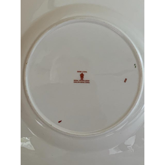 Vintage Royal Crown Derby Traditional Imari Bone China Large Dinner Plate Pattern 2451 Made in England 1974. Approx. 1"...