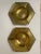 Vintage Hollywood Regency Hexagon Soild Brass Catchall/Ashtray, a Pair For Sale - Image 10 of 10