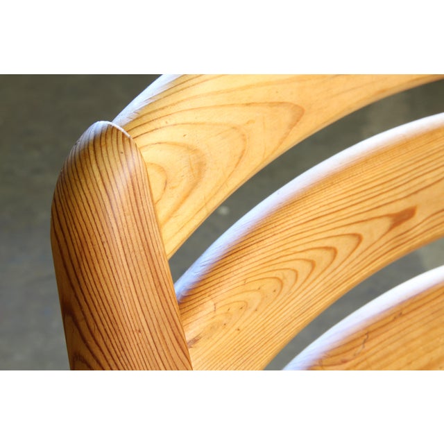 Vintage Danish Pine Dining Chairs attributed to Dyrlund, 1970s-1980s, Set of 12 For Sale - Image 11 of 18