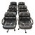 Vintage Knoll Pollock Executive Chairs- Set of 6 For Sale