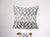 Asian Black and White Ikat Pillow Cover For Sale - Image 3 of 6