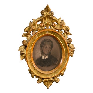 Émile Baes, Noblewoman, 1890s, Pastel, Framed For Sale