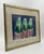1970s Mohamed Hamri Moroccan Modernist Painting Three Veiled Women, Signed For Sale - Image 4 of 18