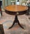 Wood Fine 1940s Leather Top Drum Table Brass Lion Feet For Sale - Image 7 of 9