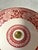 Pink Flower Handcrafted Vessel Basin Ceramic Modern Style, Moroccan Basin Sink Bowl with Brass Drain For Sale - Image 6 of 10