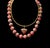 Rhodochrosite Ball Necklace With 14k Gold For Sale - Image 4 of 6