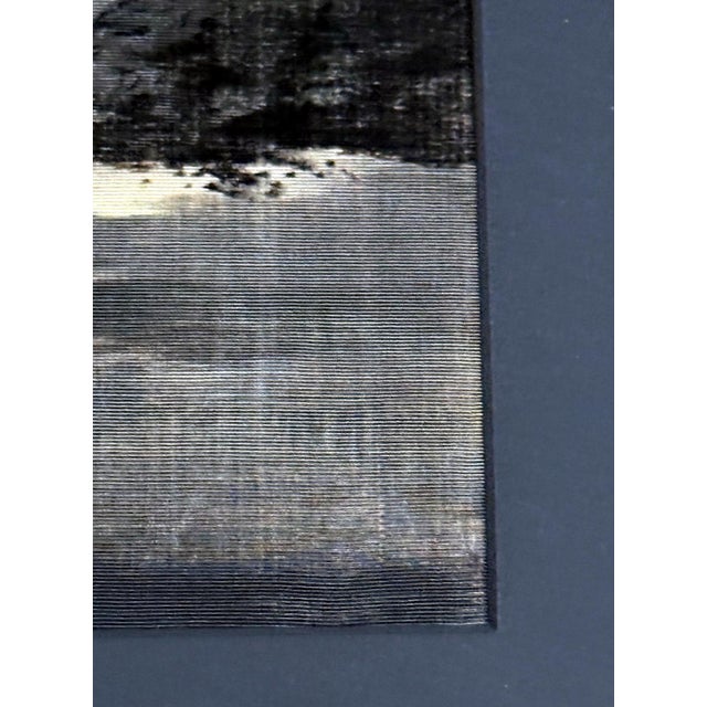 Framed Japanese Velvet Yuzen-Birodo Tapestry Panel Meiji Period For Sale - Image 14 of 16