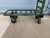Dark Green Vintage Industrial Iron Rolling Cart, Unattributed Design, USA, 1960 For Sale - Image 8 of 10
