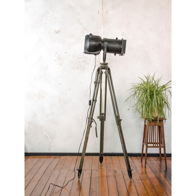 Black Patt 23N Follow Spot Floor Lamp from Strand Electric, England, 1960s For Sale - Image 8 of 15