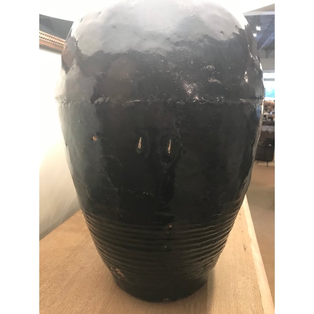 Asian Vintage Asian Ceramic Lamp For Sale - Image 3 of 6