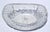 Baccarat Boho Chic Victorian Boat-Shaped Brilliant Cut Glass Bowl Intricate Diamond Pattern For Sale - Image 4 of 13