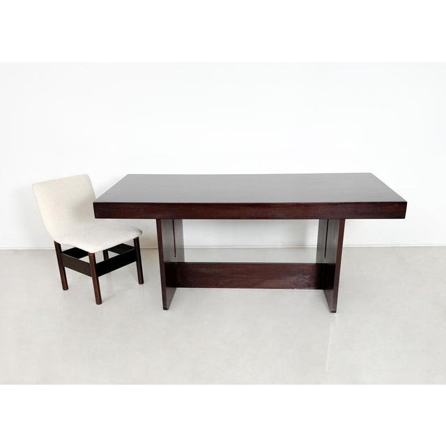 Mid-Century Modern Dining Room Table, Wood, Italian, 1960s