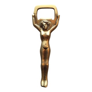 Brass Female Nude Bottle Opener For Sale