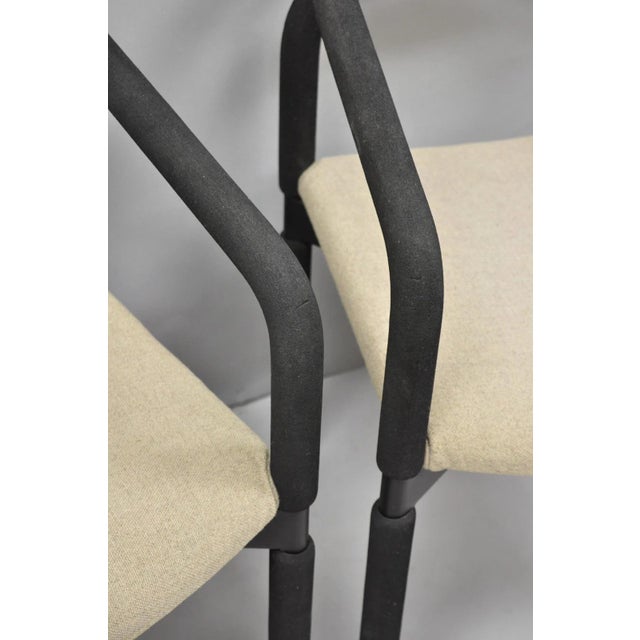 Late 20th Century Postmodern "Rubber Chairs" by Brian Kane for Metropolitan Furniture - A Pair For Sale - Image 11 of 18