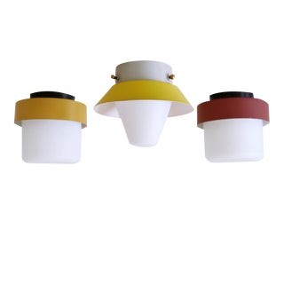 Ceiling Lights, Germany, 1960s, Set of 3 For Sale