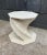 Postmodern Swirled Stack Faux-Stone Octagonal Speckled Side Table For Sale - Image 4 of 7