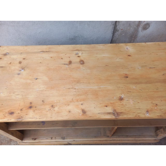 Vintage Fir Store Counter For Sale - Image 6 of 18